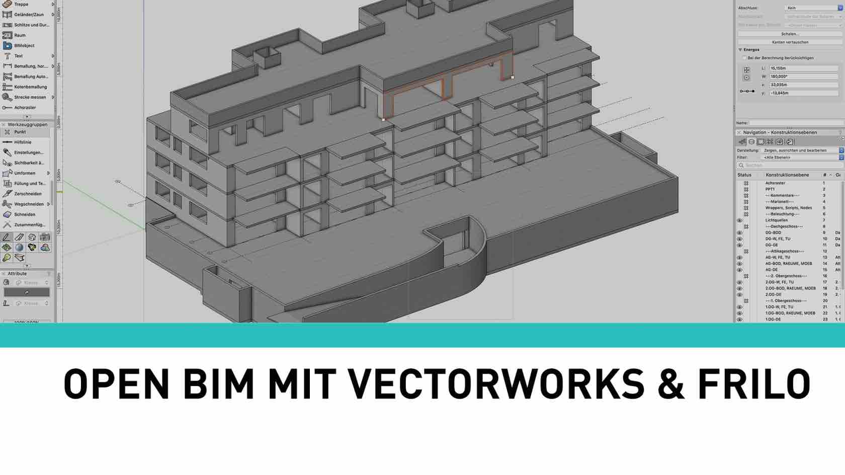 OPEN BIM MIT VECTORWORKS UND FRILO STATIK-SOFTWARE | Vectorworks University